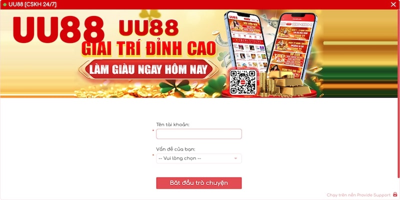 UU88 tư vấn, hỗ trợ hội viên siêu nhiệt tình